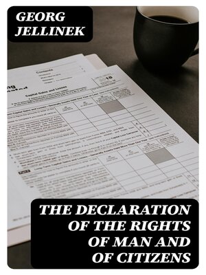 cover image of The Declaration of the Rights of Man and of Citizens